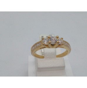 Double dames ring met zirkonia - 3112593