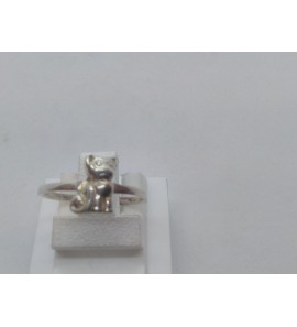 Zilver kinderring poesje - 3102114