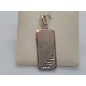 Zilver graveerplaat 10x22 mm - 3104322