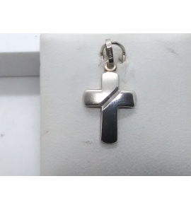 Zilver kruisje mat/diamante  17 mm - 2082243