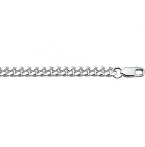 Zilver armband grmt. 4 mm 19 cm. - 3009040