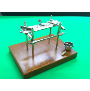 Zilver miniatuur Metselaars stelage - 35833