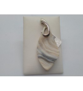 Zilver hanger met edelsteen natuur - 3113012