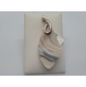 Zilver hanger met edelsteen natuur - 3113012