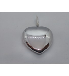 Zilver medaillon hart 5 cm - 3102998