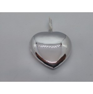 Zilver medaillon hart 5 cm - 3102998
