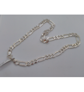 Zilver figaro 3/1 collier 50 cm - 3102365