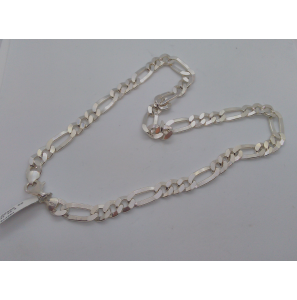 Zilver figaro 3/1 collier 50 cm - 3102365