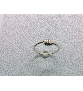 Zilver dames ring fantasie MT, 17½ - 3102160
