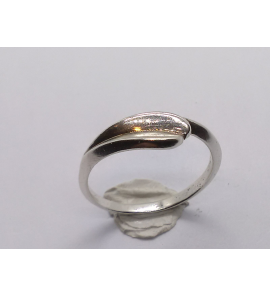 Zilver dames ring fantasie mt. 18 - 3102158