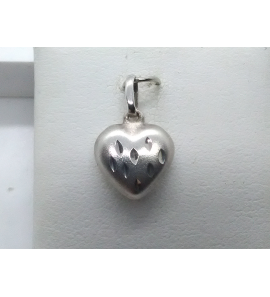 Zilver bedel hart 11mm mat-dia - 3101705