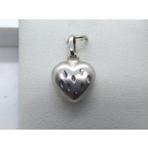 Zilver bedel hart 11mm mat-dia - 3101705
