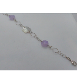 Zilver armband fantasie 19 cm - 3103783