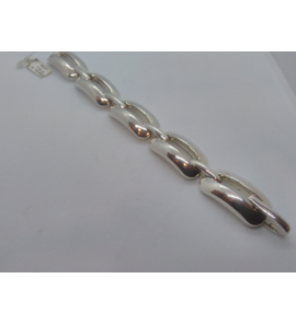 Zilver schakel armband zwaar 20=19 cm - 3102721