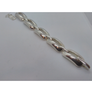 Zilver schakel armband zwaar 20=19 cm - 3102721