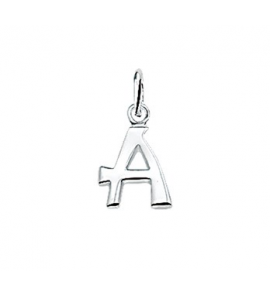 Zilver hanger letter blok A - 3114588