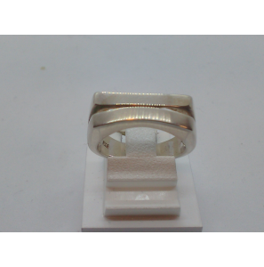 Zilver dames ring glans/mat - 3101544