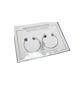 Zilver all day klap-creolen 16 mm glad - 3102414