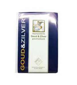 Goud & zilverdoek 35x35 cm - 3101822