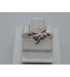 Zilver kinderring klaver4 - 3102389