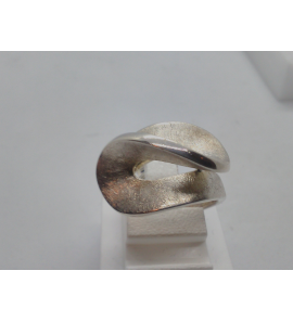 Zilver dames ring glans/ijsmat - 3101540