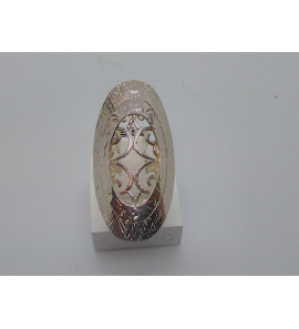 Zilver dames ring ovaal ajour - 3101615