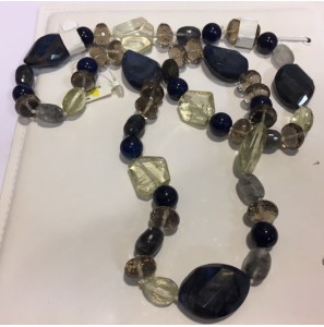 Collier met edelstenenl 110 cm - 3101260