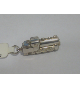 Zilver hanger/bedel Locomotief 5 wielen - 12430