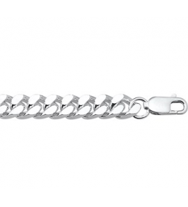 Zilver collier gourmet 8.0 50 cm. - 3100781