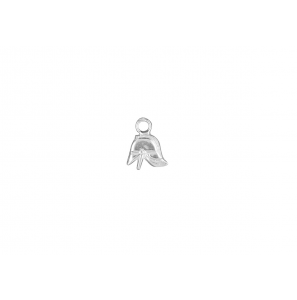 Zilver hanger/bedel Brandweerhelm mini - 45747