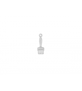 Zilver hanger/bedel kwast - 38512