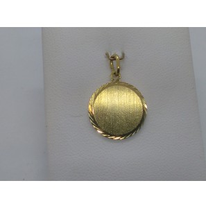 Double graveerplaat rond 16 mm - 51497