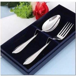Zilver kinder couvert puntfilet 14 cm - 31343