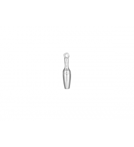 Zilver hanger/bedel Bowlingpin kl. - 14009