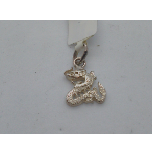 Zilver hanger/bedel Slang - 26961