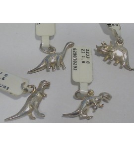 Zilver hanager/bedel Dino - 2233