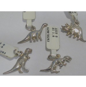 Zilver hanager/bedel Dino - 2233
