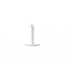 Zilver hanger/bedel Pikhouweel - 27102