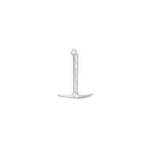 Zilver hanger/bedel Pikhouweel - 27102