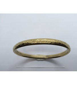 Double slavenband ovaal gegraveerd 5.8 mm 60 mm - 17558