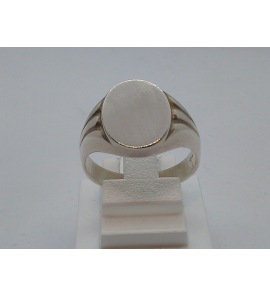 Zilver heren ring mt. 19½ - 35935