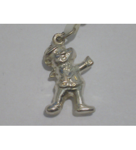 Zilver hanger/bedel Popey the salor men - 25764