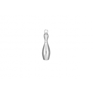 Zilver hanger/bedel Bowlingpin gr - 14008