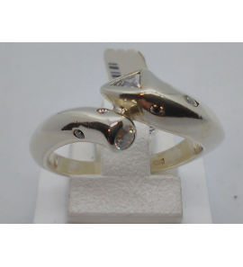 Zilver dames ring met zirkonia - 19718