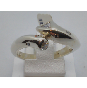 Zilver dames ring met zirkonia - 19718