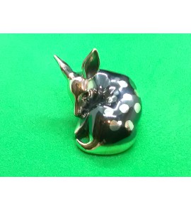 Zilver miniatuur Hert kalf 33 mm - 20398