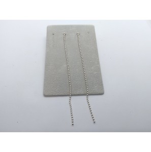Ziver oorsteker hangers bolletjes 8 cm - 50509