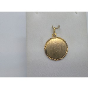 Double graveerplaat rond 16 mm - 51504