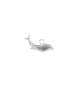Zilver hanger/bedel Walvis - 45721