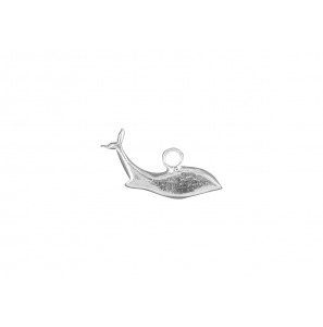 Zilver hanger/bedel Walvis - 45721